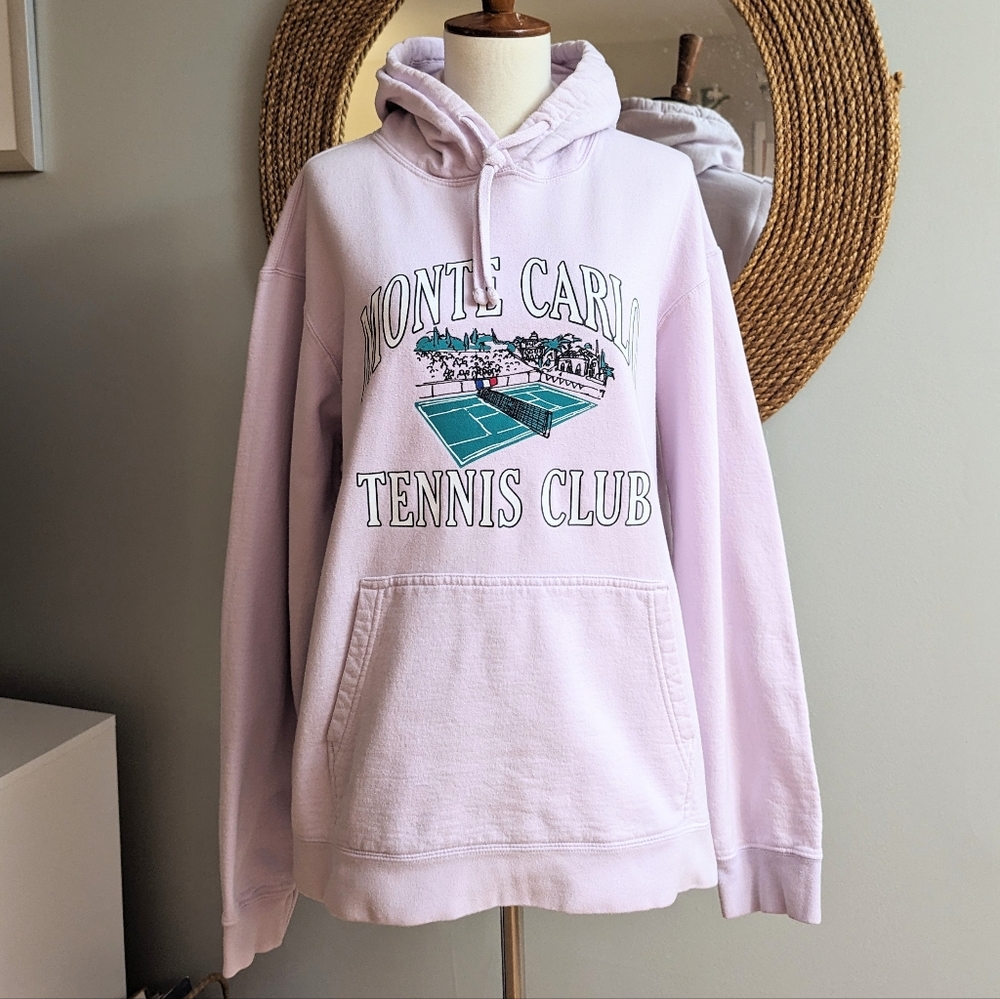 Monte Carlo Tennis Club Pink Hoodie